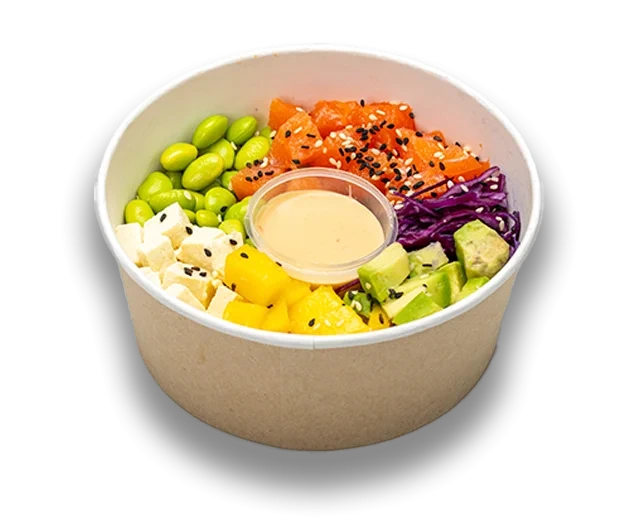 Поке с лососем